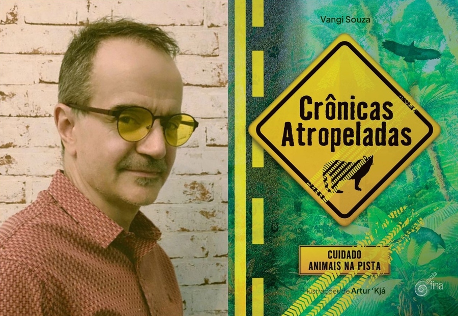 Vangi Souza e livro &copy; Divulgação
