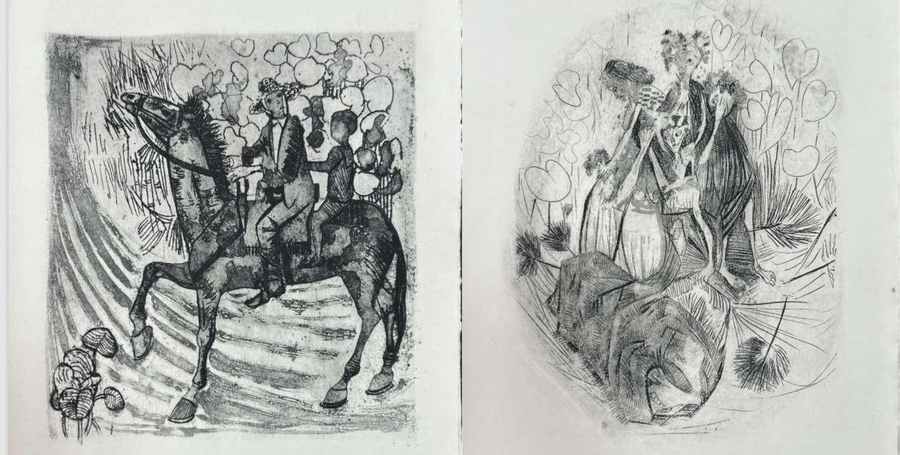 Ilustrações de Candido Portinari presentes no exemplar 'Menino de engenho' | &copy; Secretaria de Cultura 