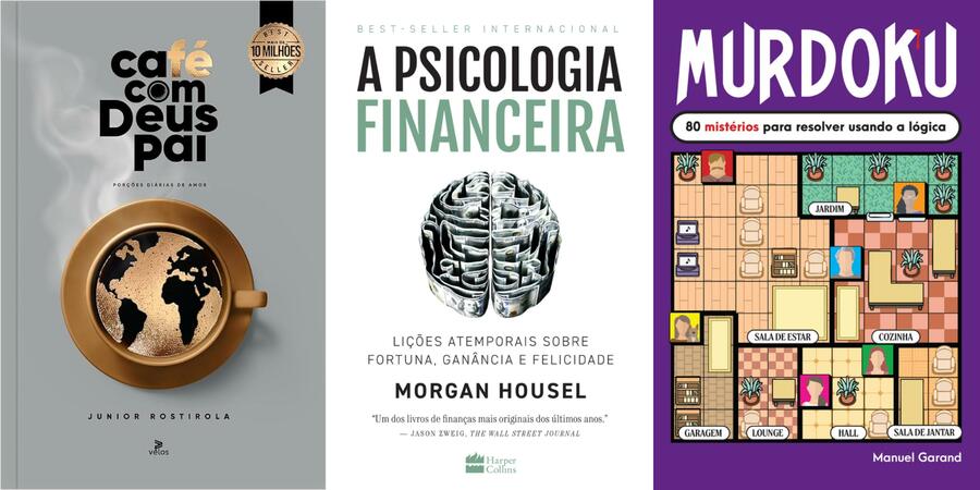 Destaques da semana na Lista Nielsen-PublishNews de Mais Vendidos | © Divulgação Destaques da semana na Lista Nielsen-PublishNews de Mais Vendidos | © Divulgação