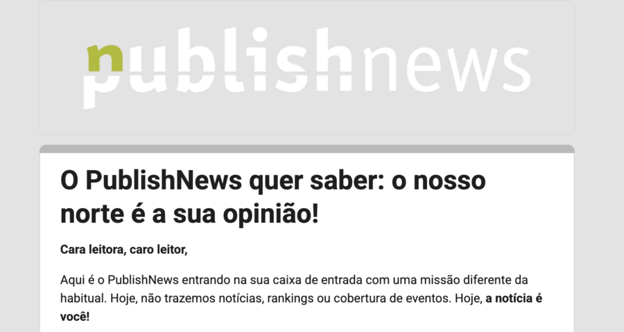 Participe da nossa pesquisa! São apenas nove perguntas