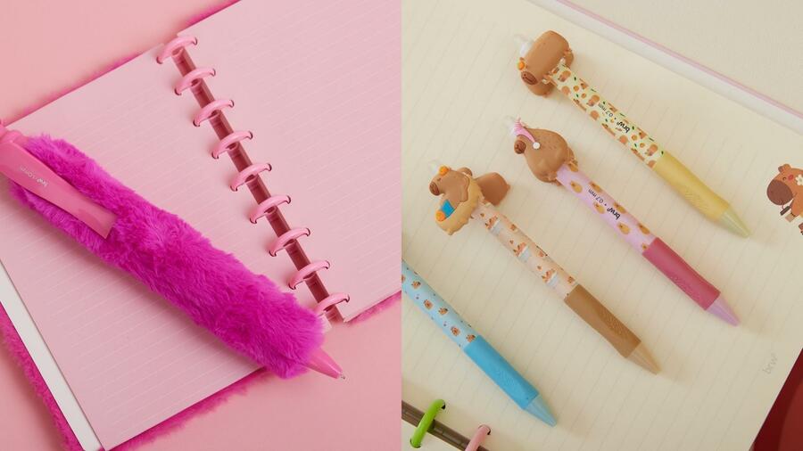 Exemplos de materiais que podem se destacar no volta às aulas 2016 | &copy; Divulgação / BRW Suprimentos