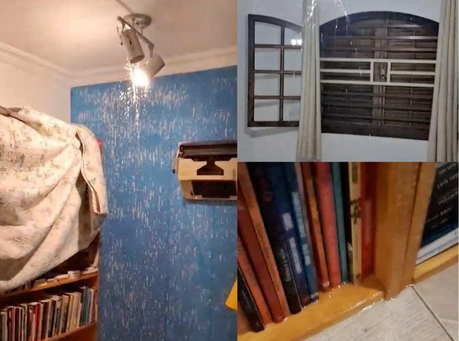 V&iacute;deos da sede da editora mostram danos significativos | &copy; Marcelo Nocelli