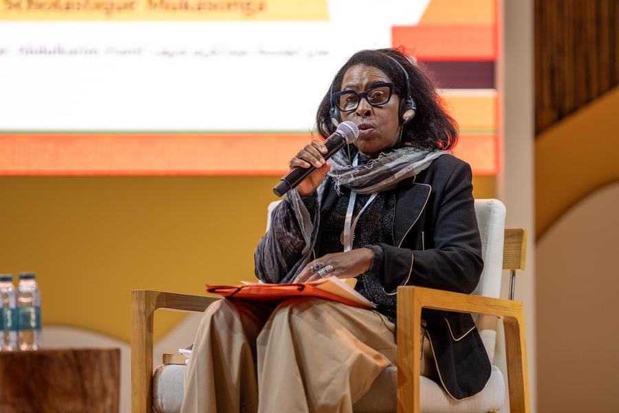 Scholastique Mukasonga escreveu o romance 'Nossa senhora do Nilo' | &copy; Festival de Literatura Africana de Sharjah