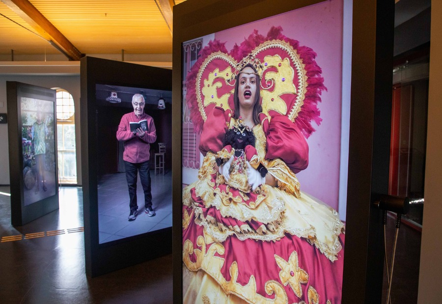 Experiência Falares da exposição principal do Museu da Língua Portuguesa | &copy; Divulgação