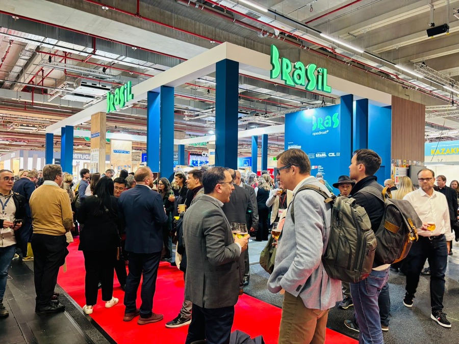 Estande do Brasil na Feira do Livro de Frankfurt em 2025 | &copy; CBL