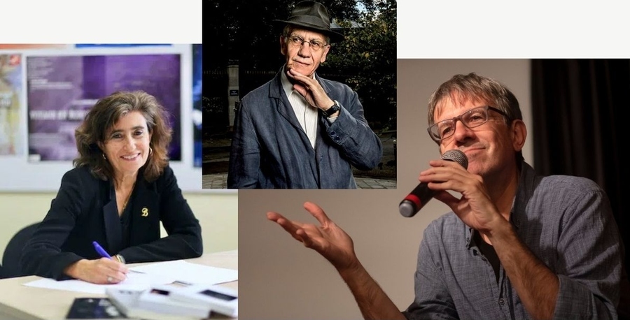 Béatrice Bonhomme, Lakis Proguidis e Eduardo Berti &copy; Divulgação