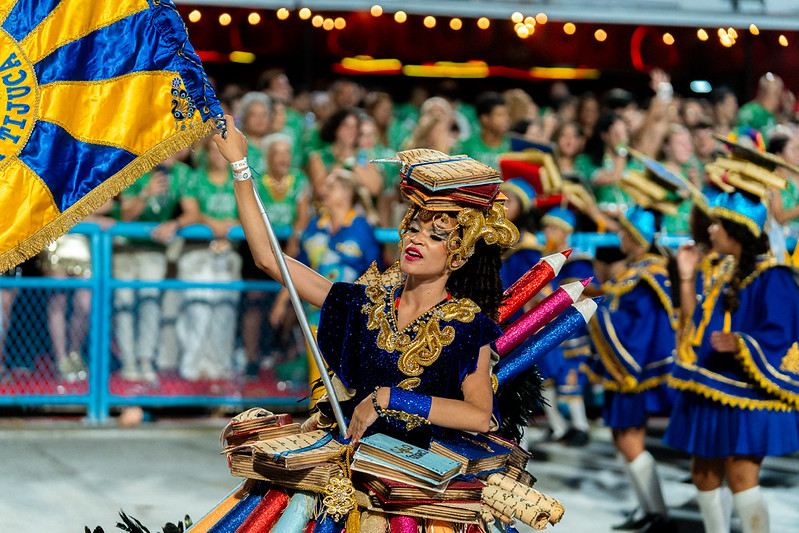 Desfile da Unidos da Tijuca homenageou Carolina Maria de Jesus | &copy; Eduardo Hollanda / Riocarnaval