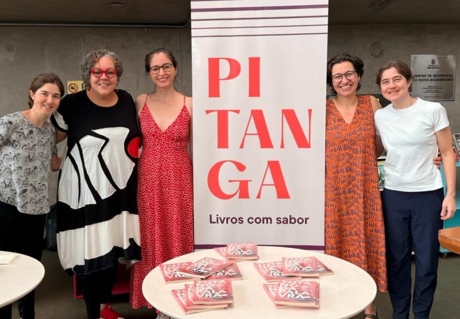Da esquerda para a direita: Luciana Botter, Mirella Amorim, Flávia Leal, Mariana Lobato e Isabel Botter