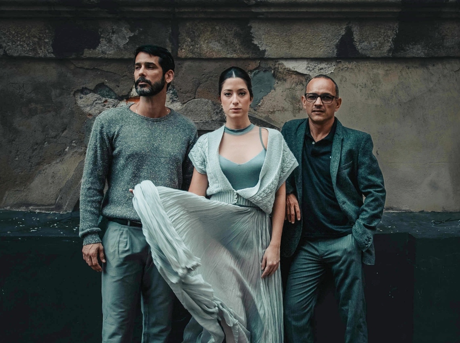 Raphael Najan, Malu Falangola e Oscar Calixto &copy; Divulgação