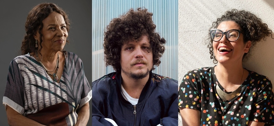 Leda Maria Martins, Chico Chico e Andréa Del Fuego &copy; Divulgação