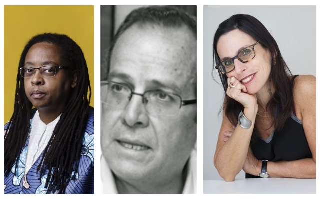 Cidinha da Silva, Alberto Acosta e Lilia Schawrcz | &copy; Divulgação