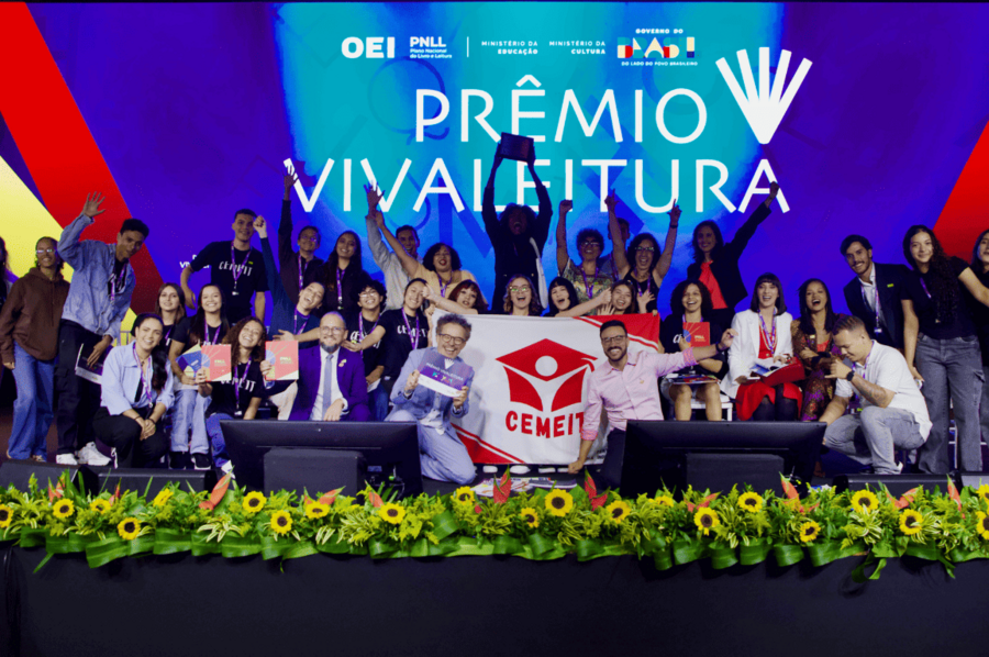 Alguns dos vencedores do Prêmio Vivaleitura, que retornou após um hiato de 10 anos | &copy; Filipe Araújo/ MinC