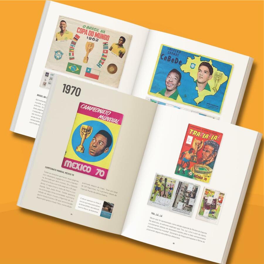 Imagem do livro de Marcelo Duarte que conta a história dos álbuns de figurinhas no Brasil | &copy; Panda Books