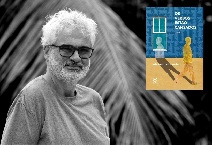 Alexandre Brandão e livro &copy; Atila Roque