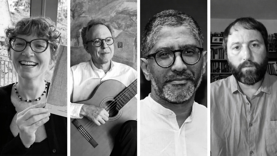 Natalia Timerman, Arthur Nestrovski, Jeferson Tenório e Julián Fuks &copy; Arte do UOL