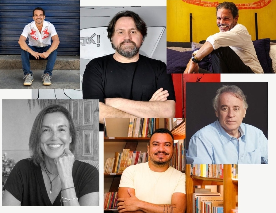 Marcelo Moutinho, Marcelino Freire, Rogério Athayde, Godofredo de Oliveira, Airton Souza, Luize Valente