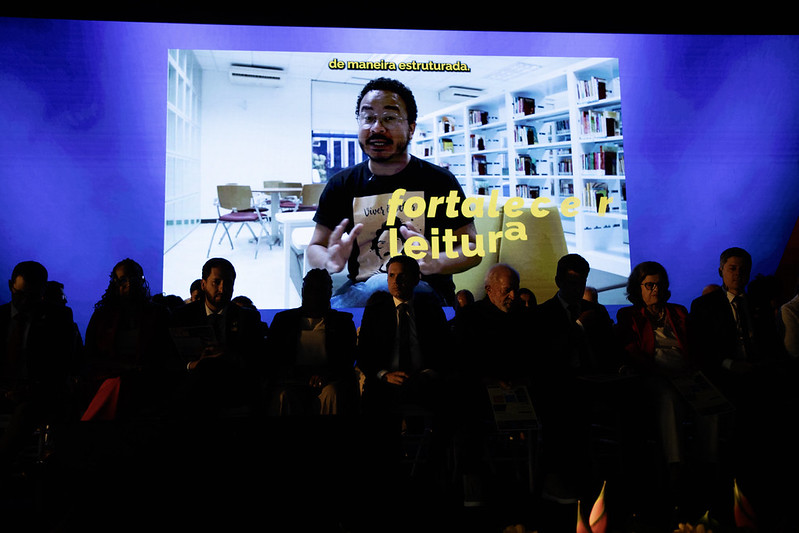 Solenidade de celebração ao Dia Mundial do Livro e entrega de Prêmio Vivaleitura, em Brasília (DF), nesta quinta-feira (23) | &copy; Filipe Araújo / MinC