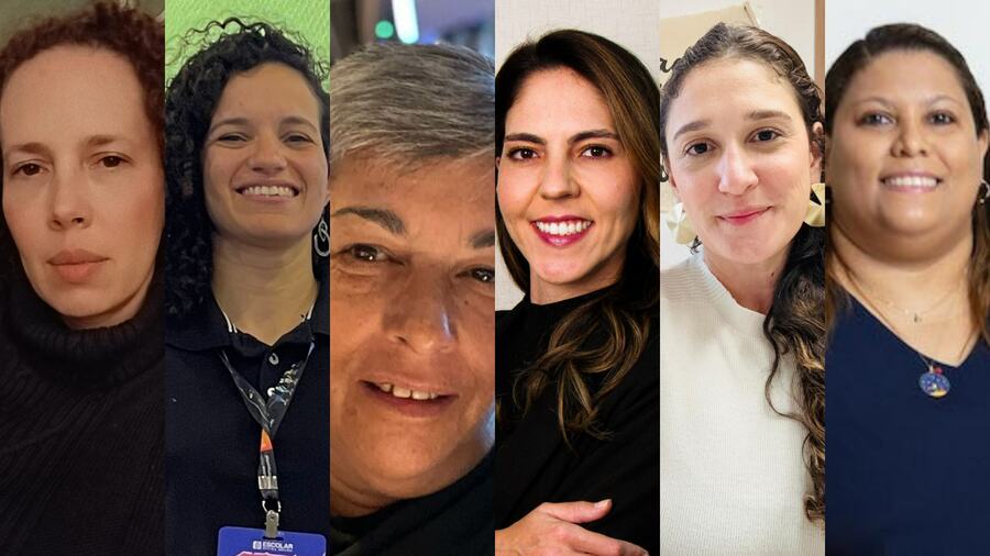 Carolina, Claudia, Eliete, Lis, Mariana e Natália: finalistas de 2026 | &copy; PublishNews