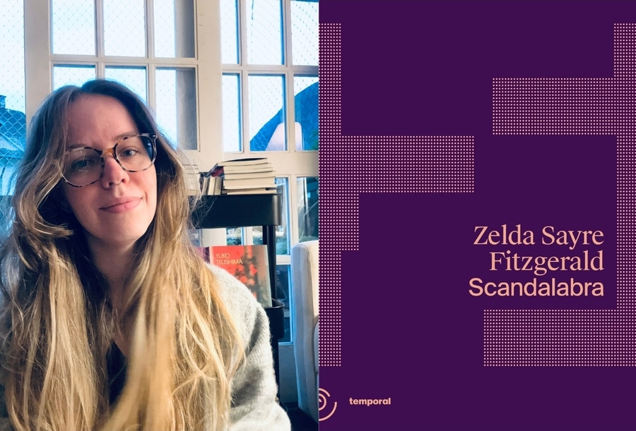 Marcela Lanius e a capa do livro &copy; Divulgação