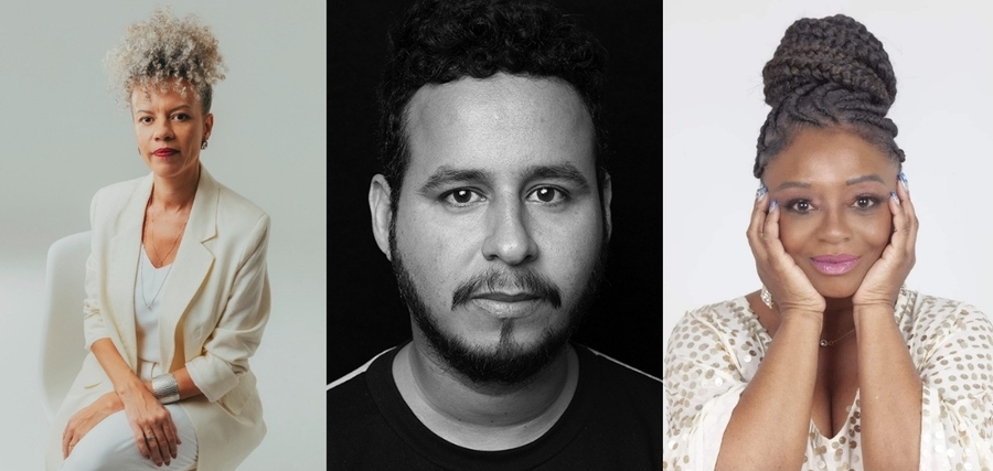 Cecília Olliveira, Jessé Andarilho e Kiusam de Oliveira © Divulgação Cecília Olliveira, Jessé Andarilho e Kiusam de Oliveira © Divulgação