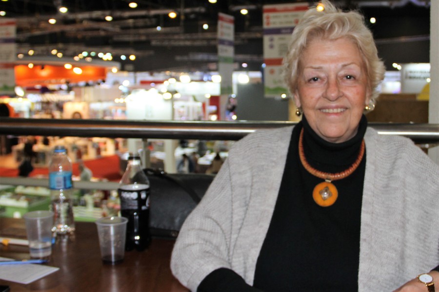 Beatriz de Moura, a brasileira que fez história na Espanha, em conversa com o PublishNews em 2017 | &copy; Leonardo Neto / PublishNews