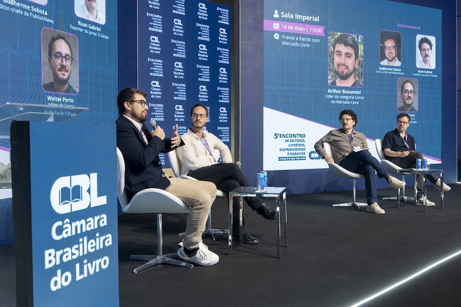 Arthur Bonamini, do Mercado Livre, falou pela primeira vez em um evento de mercado | © Rodrigo Mequelazzo Arthur Bonamini, do Mercado Livre, falou pela primeira vez em um evento de mercado | © Rodrigo Mequelazzo