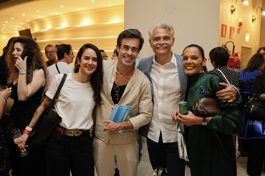 Mariana Beltrão (Supersônica), Erom Cordeiro, Tarcísio Meira Filho e Mocita Fagundes | &copy; Francio de Holanda / PublishNews