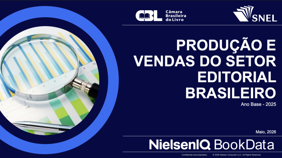 Números apresentam crescimento acima da inflação para o setor editorial brasileiro em 2025 | © Nielsen BookDataa Números apresentam crescimento acima da inflação para o setor editorial brasileiro em 2025 | © Nielsen BookDataa
