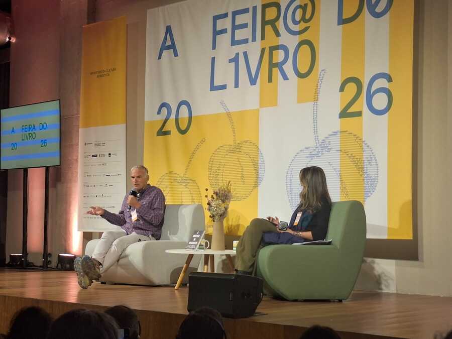 Norman Finkelstein e Patricia Campos Mello | &copy; Beatriz Sardinha / PublishNews