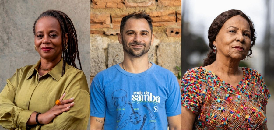 Eliana Alves Cruz, Luiz Rufino e Leda Maria Martins &copy; Divulgação