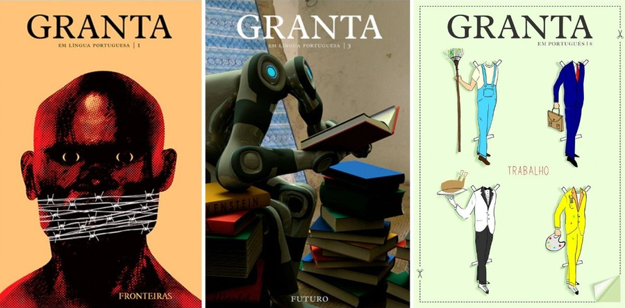 Três capas da Granta brasileira Três capas da Granta brasileira