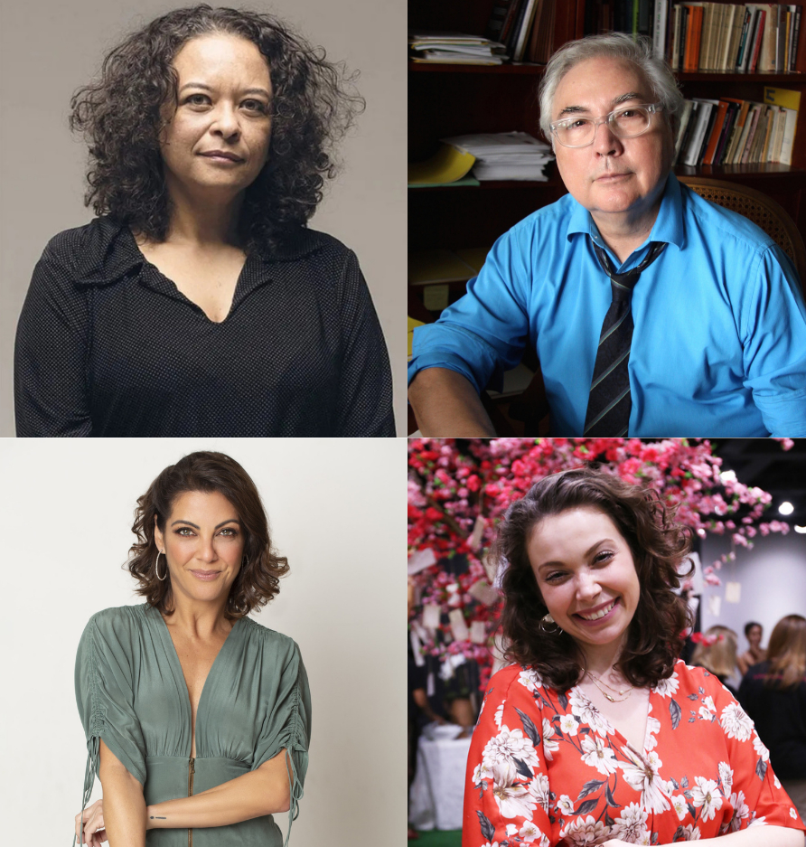 Ana Maria Gonçalves, Manuel Castells, Thalita Rebouças e Daniela Penha © Divulgação Ana Maria Gonçalves, Manuel Castells, Thalita Rebouças e Daniela Penha © Divulgação