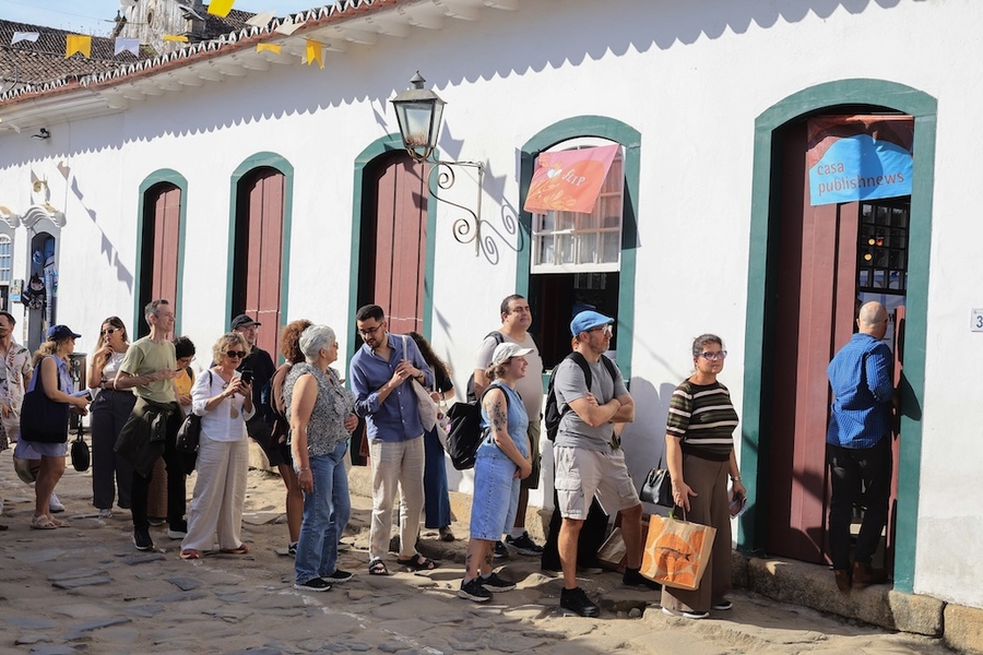 Casa PublishNews na Flip 2026: 10 anos de Casa e 25 anos de PN | © Francio de Holanda / PublishNews Casa PublishNews na Flip 2026: 10 anos de Casa e 25 anos de PN | © Francio de Holanda / PublishNews