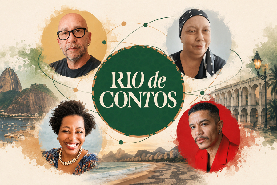 Na ordem, da esquerda para a direita: Luiz Antônio Cavalheiro, Patricia Daltro, Tiago J. Ribeiro e Roberta Mendonça © Divulgação Na ordem, da esquerda para a direita: Luiz Antônio Cavalheiro, Patricia Daltro, Tiago J. Ribeiro e Roberta Mendonça © Divulgação