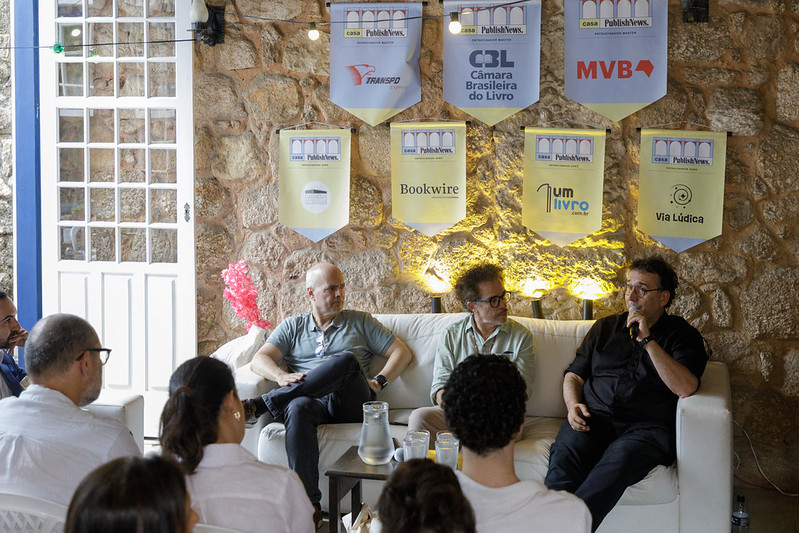 Dante Cid, Fabiano Piúba e Mauro Munhoz na Casa PN &copy; Sara de Santis