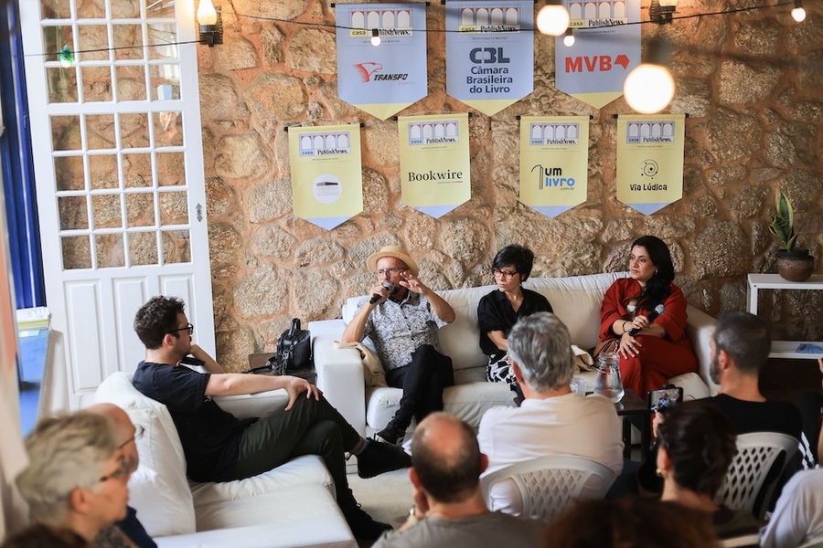 Mesa explorou como dados do mercado conversam com a elaboração de políticas públicas | © Francio de Holanda / PublishNews Mesa explorou como dados do mercado conversam com a elaboração de políticas públicas | © Francio de Holanda / PublishNews