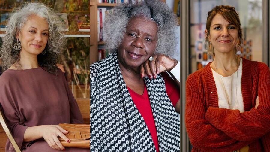 Adriana Ferreira Silva, Conceição Evaristo, Irene de Hollanda: Casa Fundação Itaú na Flip 2026 | © Jéssica Pauletti / Reprodução / Helena Wolfenson Adriana Ferreira Silva, Conceição Evaristo, Irene de Hollanda: Casa Fundação Itaú na Flip 2026 | © Jéssica Pauletti / Reprodução / Helena Wolfenson