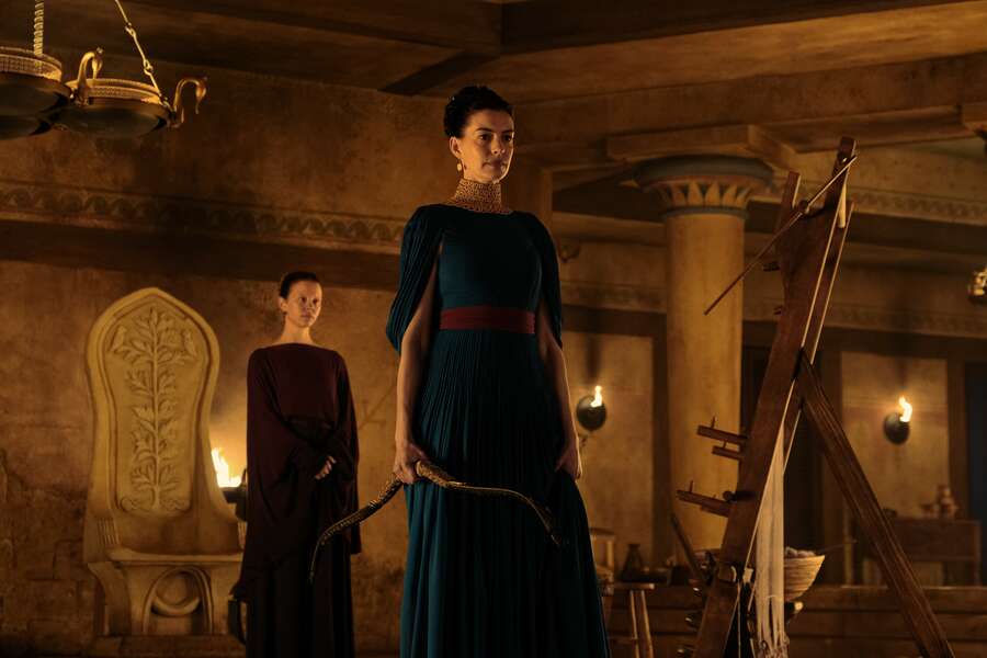 Anne Hathaway como Penélope em 'Odisseia' | © Divulgação Anne Hathaway como Penélope em 'Odisseia' | © Divulgação
