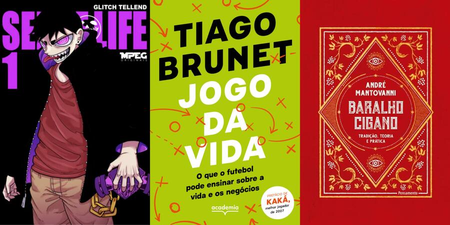 Destaques da Semana na Lista Nielsen-PublishNews de Autores Nacionais | © Divulgação Destaques da Semana na Lista Nielsen-PublishNews de Autores Nacionais | © Divulgação