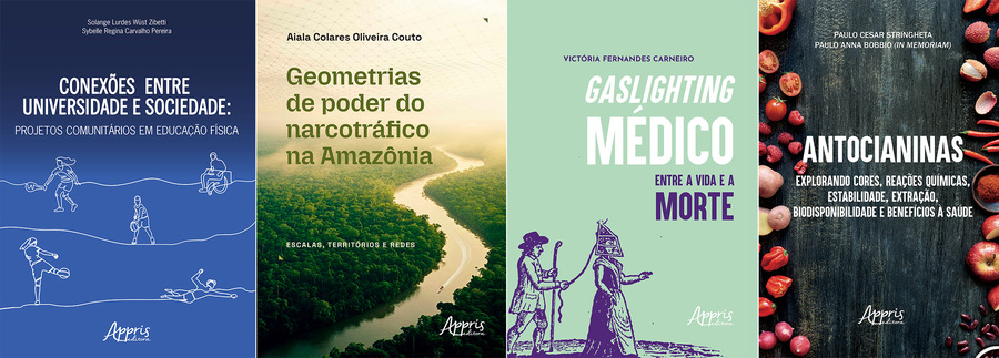 Obras da Appris finalistas do Prêmio Jabuti Acadêmico 2026 | &copy; Appris