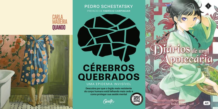 Destaques da semana na Lista Nielsen-PublishNews de Mais Vendidos | © Divulgação Destaques da semana na Lista Nielsen-PublishNews de Mais Vendidos | © Divulgação