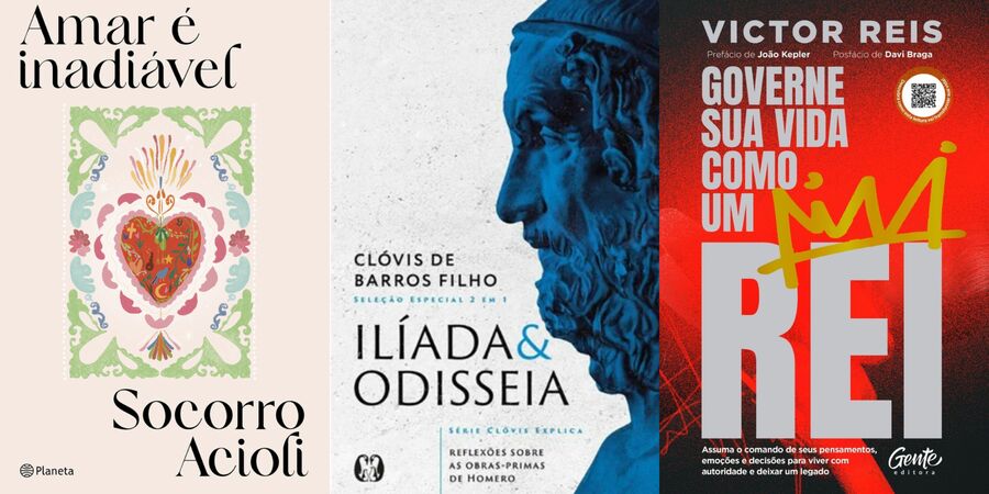 Destaques da semana na Lista Nielsen-PublishNews de Mais Vendidos | © Divulgação Destaques da semana na Lista Nielsen-PublishNews de Mais Vendidos | © Divulgação