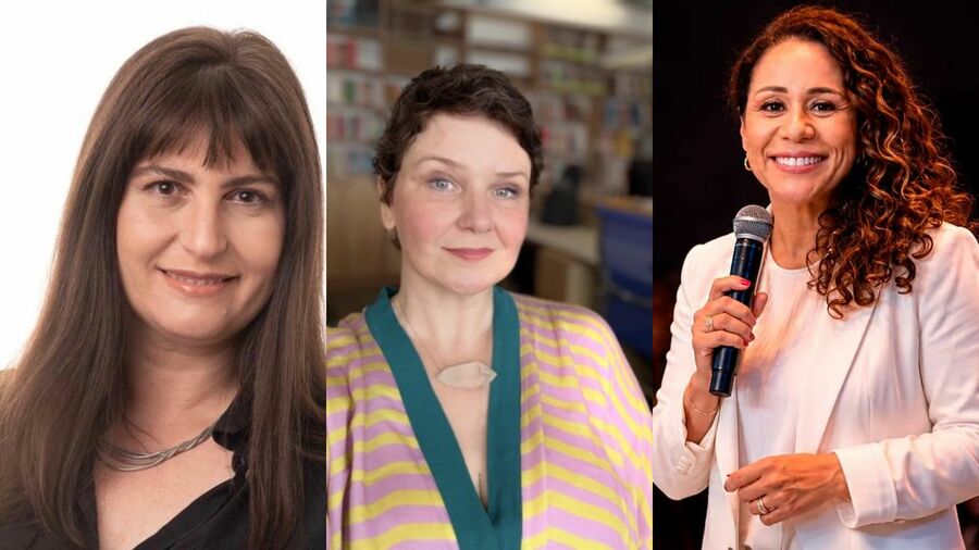 Alessandra Ruiz, Cinthya Müller e Lilian Cardoso: imersão é voltada a escritores | © LC Alessandra Ruiz, Cinthya Müller e Lilian Cardoso: imersão é voltada a escritores | © LC