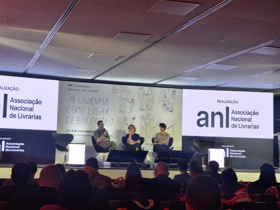 Guilherme Ramos, Monica Carvalho e Elisa Quadros | &copy; PublishNews / Beatriz Sardinha