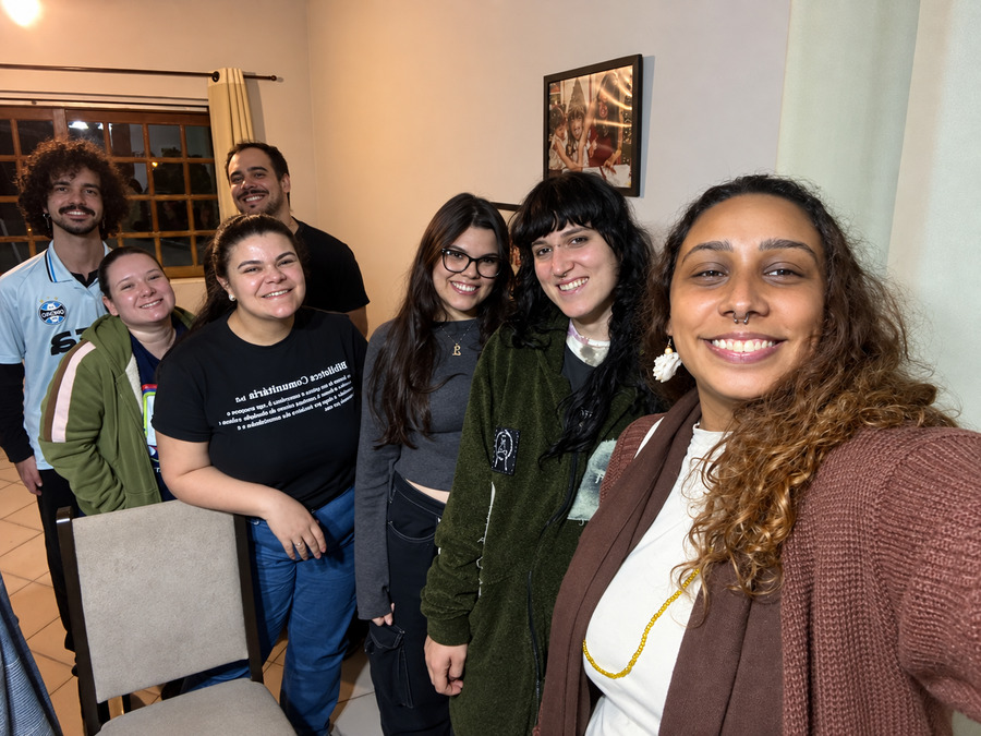 Rafael Ribas, Caio Souza, Maria Júlia Azevedo, Francine Cabral, Lays Ieggle, Tuyane Alcântara e Bruna Ferreira © Divulgação